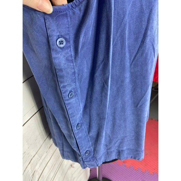 Side Stitch Womens Royal Blue Sleeveless Tank Top Size Medium - Picture 6 of 7